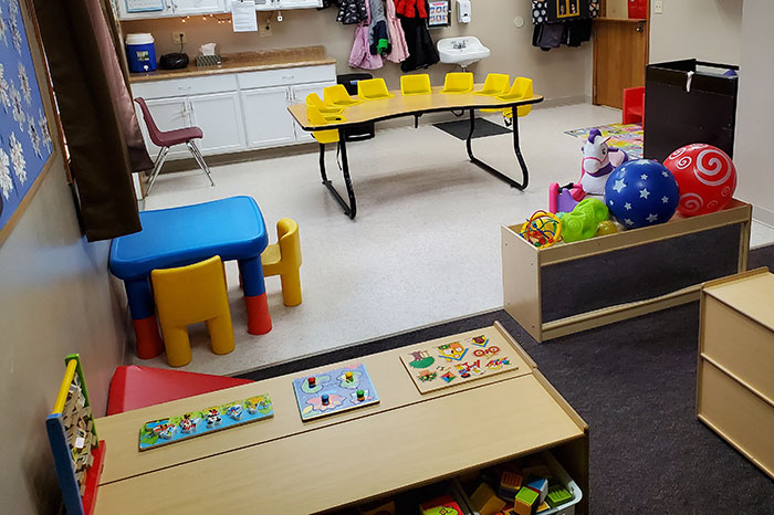 Play room at Gerber Child Development Center